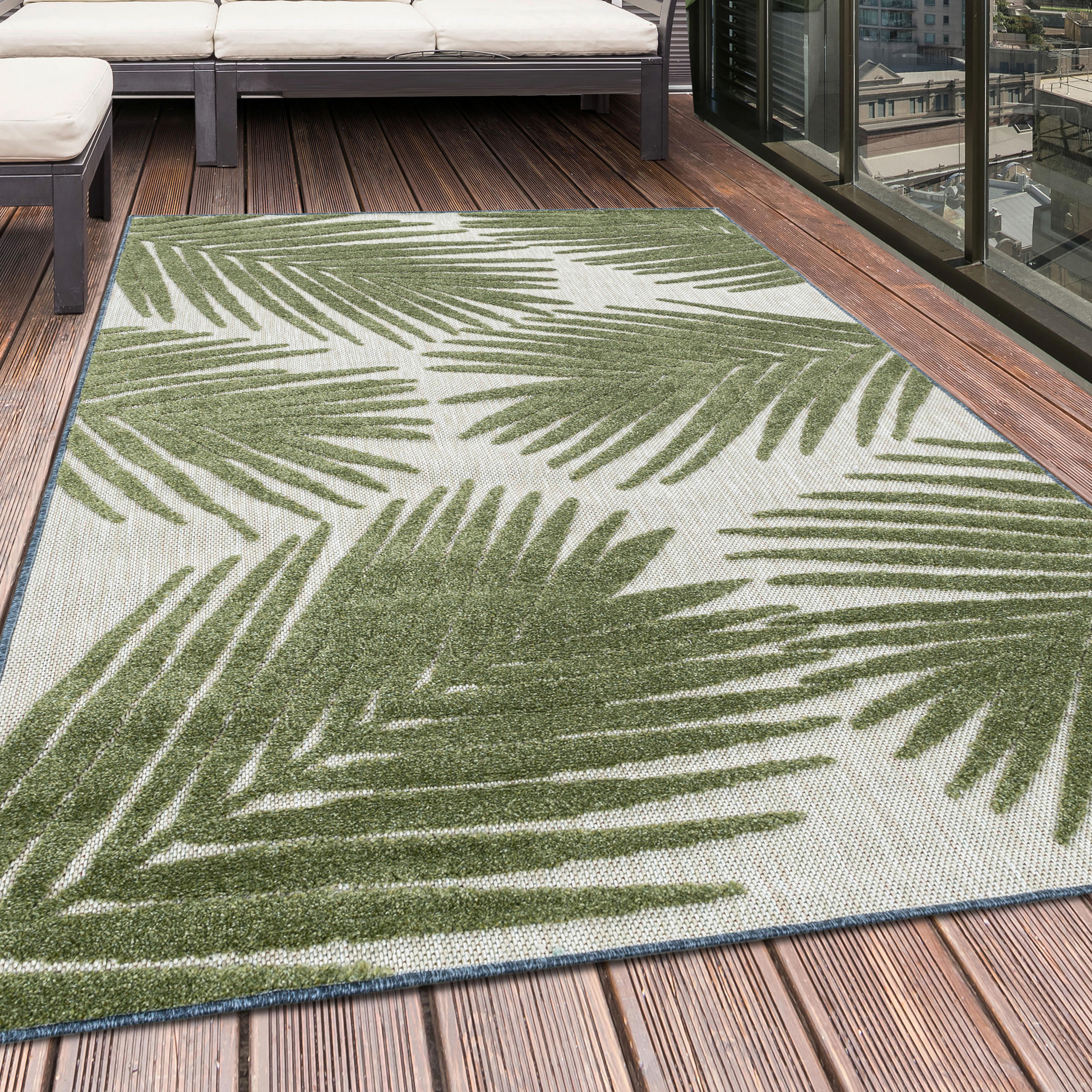 LÖPARE 80/250 cm Bahama  - grön, Design, textil (80/250cm) - Novel