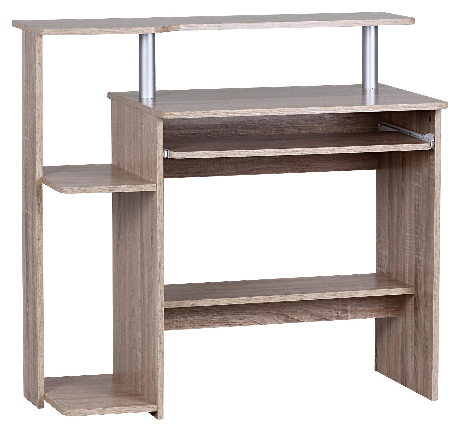 COMPUTERTISCH Sonoma Eiche  - Sonoma Eiche, KONVENTIONELL, Holzwerkstoff (94/48/90cm) - MID.YOU