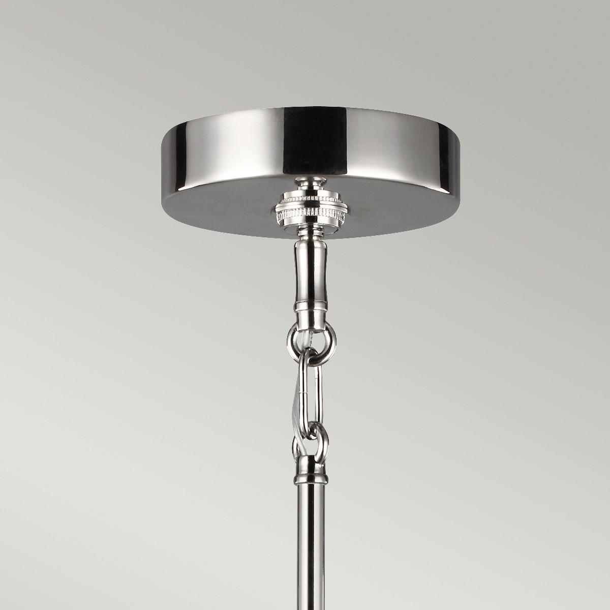 TAKKRONA Harper 81,3/100,3 cm  - nickelfärgad, Design, metall/glas (81,3/100,3cm) - Elstead Lighting