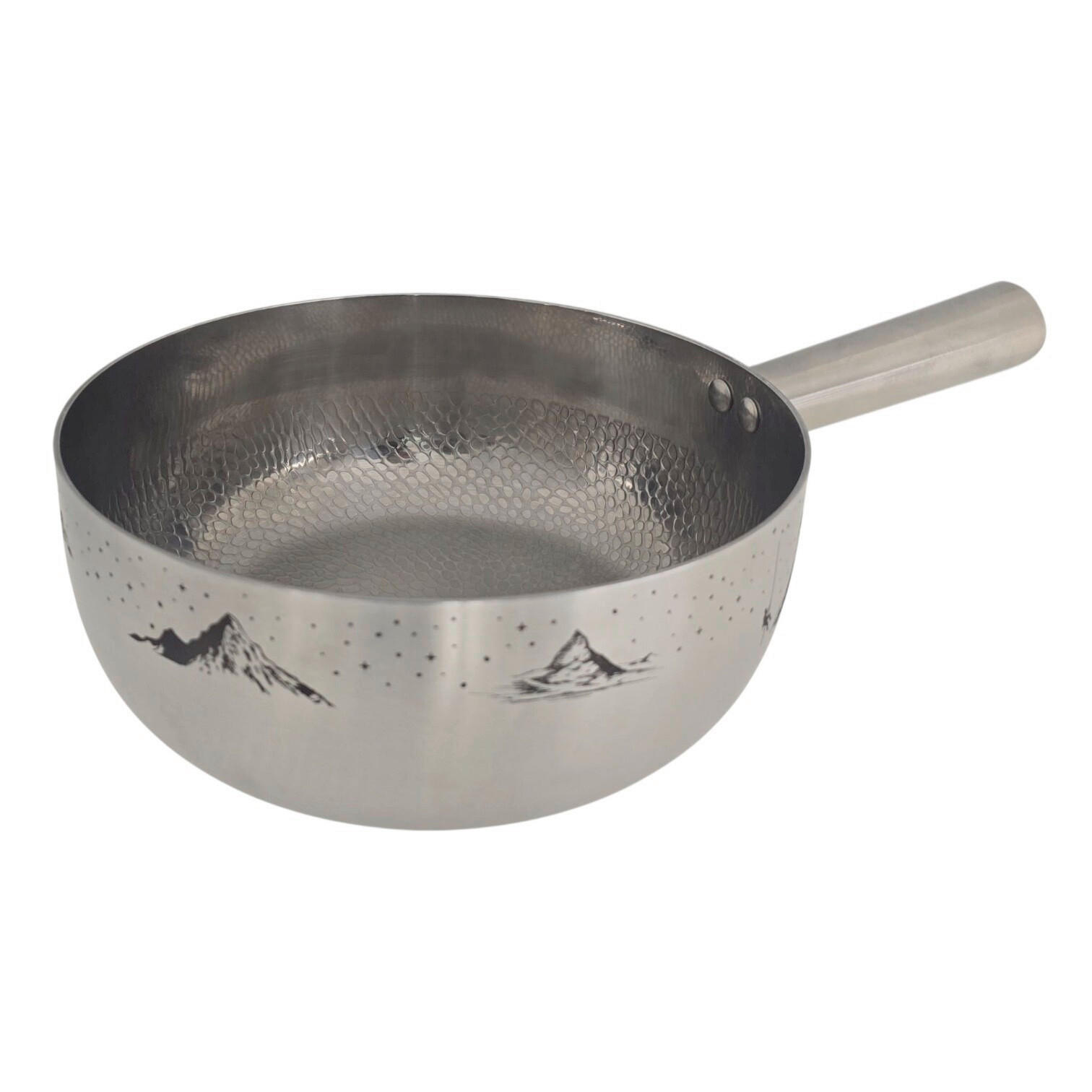 FONDUEPFANNE Titan  - Silberfarben, Basics, Metall (22/22/8.8cm) - Nouvel