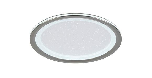 LED-DECKENLEUCHTE 40/6 cm   - Chromfarben/Schwarz, Trend, Kunststoff/Metall (40/6cm) - Novel