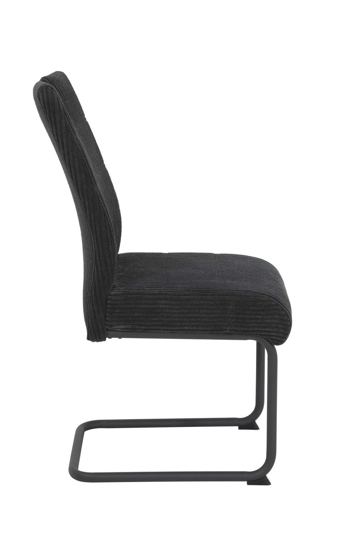 SCHWINGSTUHL-SET 2 Stück  in Stahl Cord  - Anthrazit, MODERN, Textil/Metall (47/99/63cm) - MID.YOU