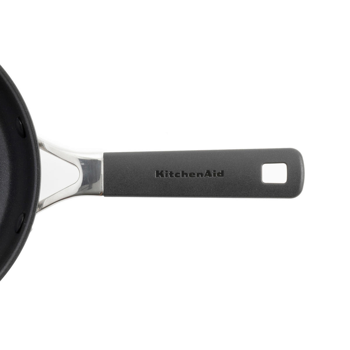 PFANNENSET Classic Stainless Steel Edelstahl 3-teilig  - Silberfarben/Schwarz, Basics, Kunststoff/Metall (20/24/28cm) - Kitchenaid