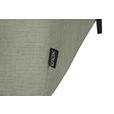 ECKSOFA in Chenille Creme  205/280 cm  - Creme/Schwarz, Design, Textil/Metall (205/280cm) - Xora