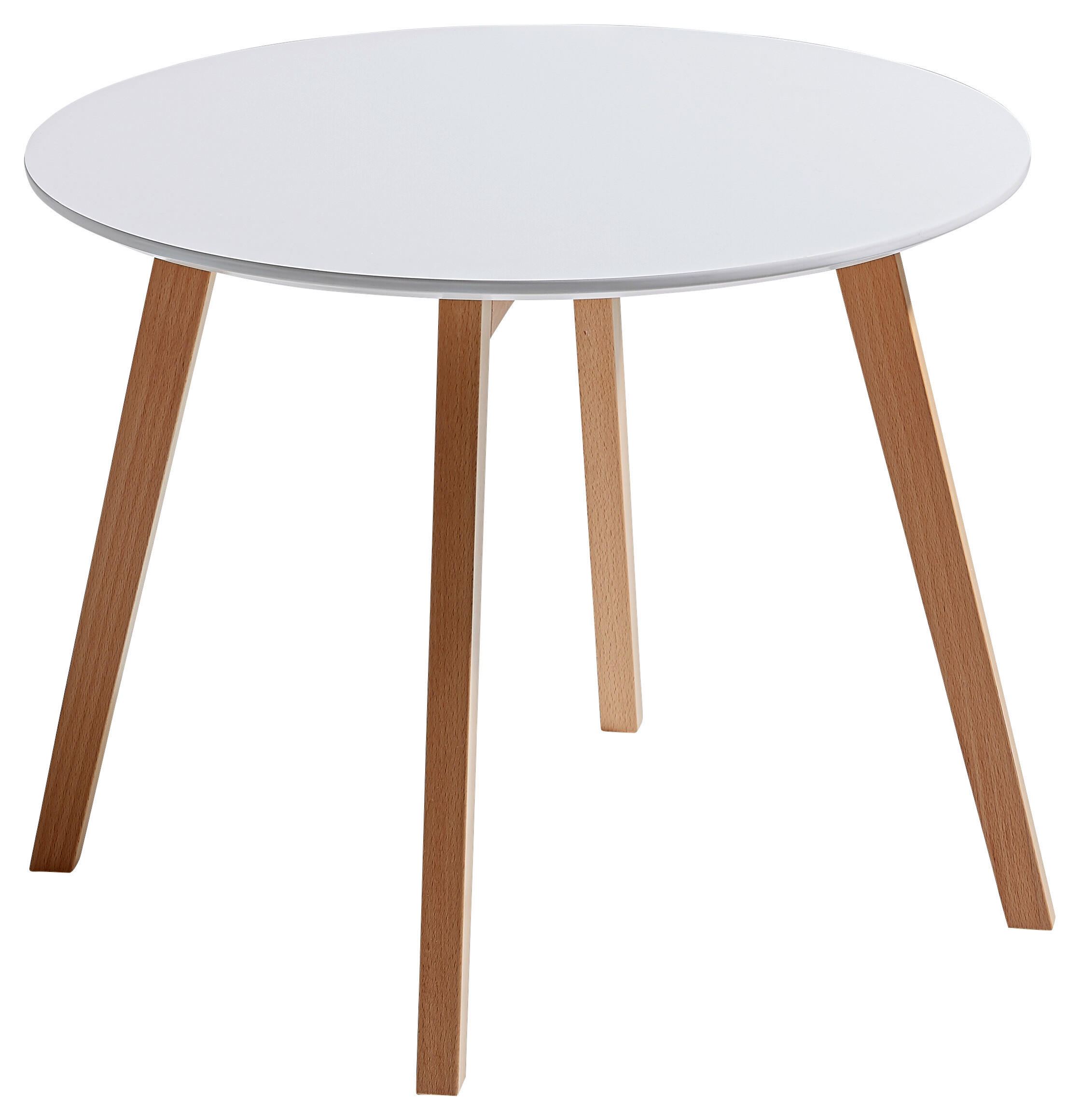 DJEČJI STOL  Charlie Brown  - bijela/prirodne boje, Basics, drvni materijal/drvo (60/60/48cm) - My Baby Lou