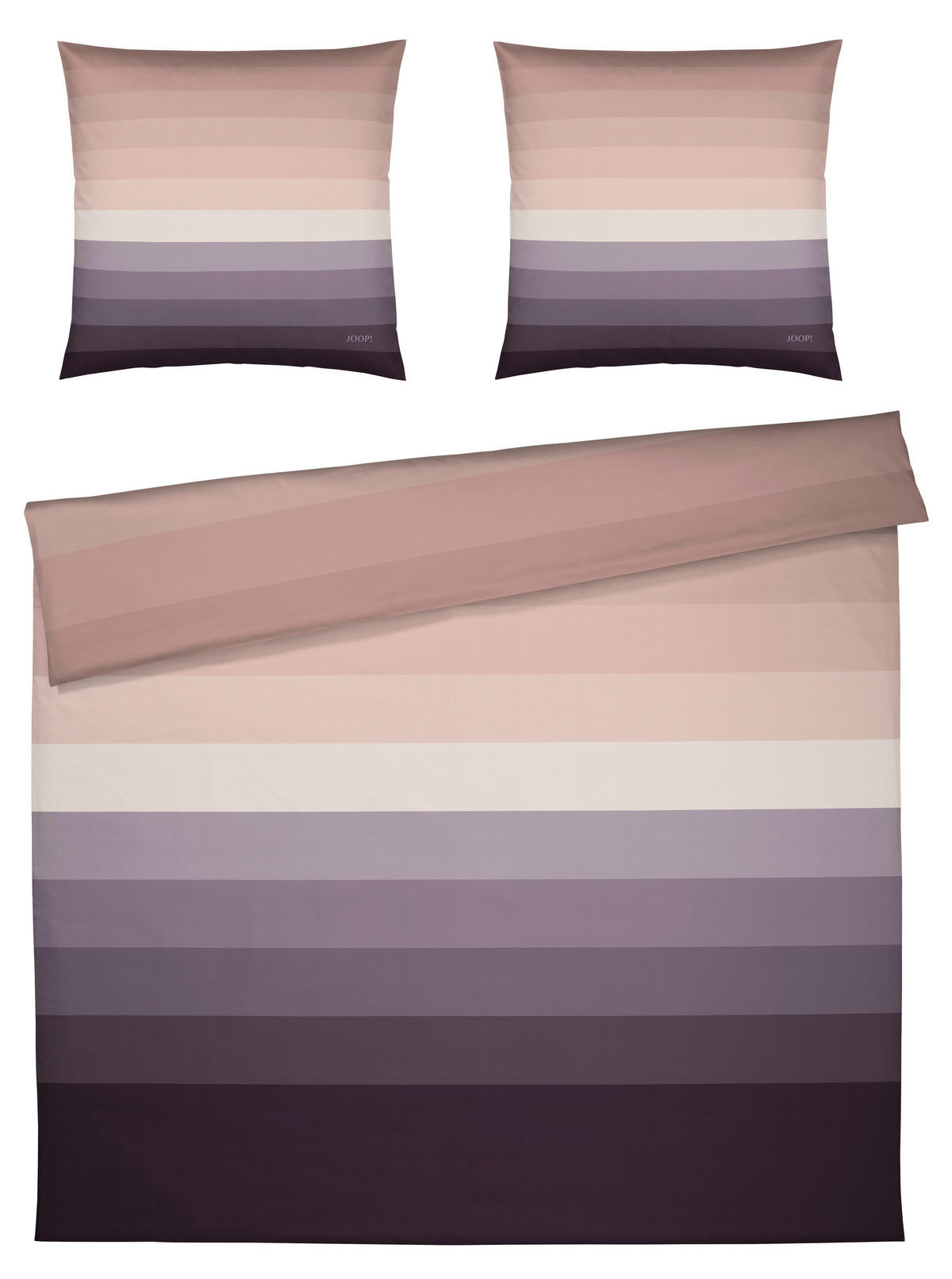 BETTWÄSCHE Horizon Makosatin 200/220 cm  - Beere, Basics, Textil (200/220cm) - Joop!