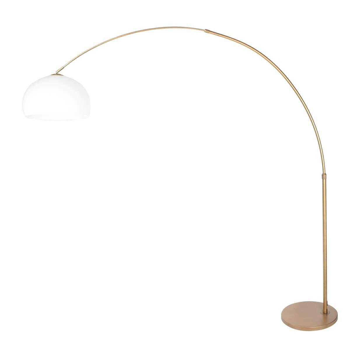 STEHLEUCHTE SPARKLED LIGHT 50/240/230 cm  - Weiß/Bronzefarben, Trend, Kunststoff/Metall (50/240/230cm)