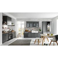 EINBAUKÜCHE WINDSOR LACK  - Grau, Design, Glas/Holzwerkstoff - Nolte Küchen