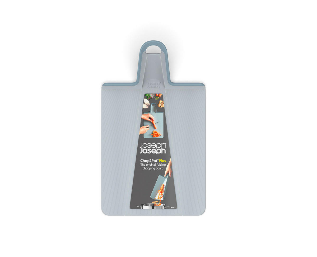VÁGÓDESZKA - szürke, Basics, műanyag (37,5/21,2/7cm) - Joseph Joseph