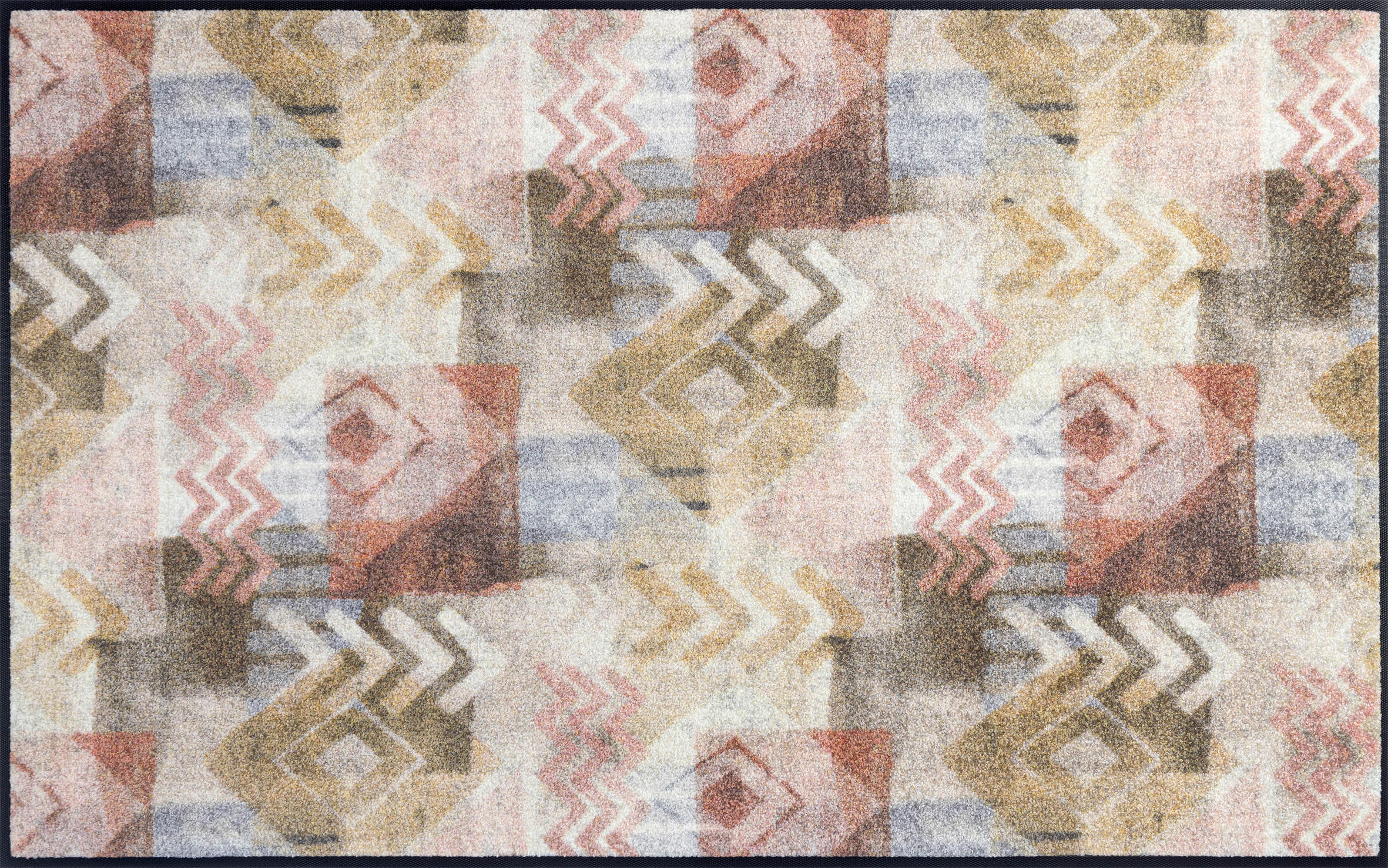 FUßMATTE  75/120 cm  Beige, Hellbraun  - Hellbraun/Beige, Design, Kunststoff/Textil (75/120cm) - wash+dry