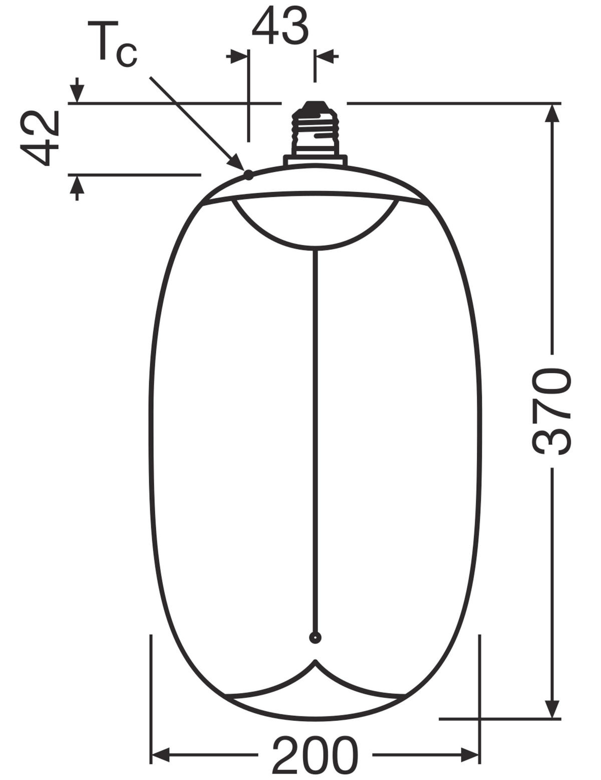 LED-LEUCHTMITTEL   E27 12 W 300 lm  - Grau, KONVENTIONELL, Kunststoff (20/37cm)