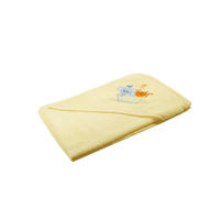 RUČNIK S KAPULJAČOM  70/70 cm   žuta   - žuta, Basics, tekstil (70/70cm)