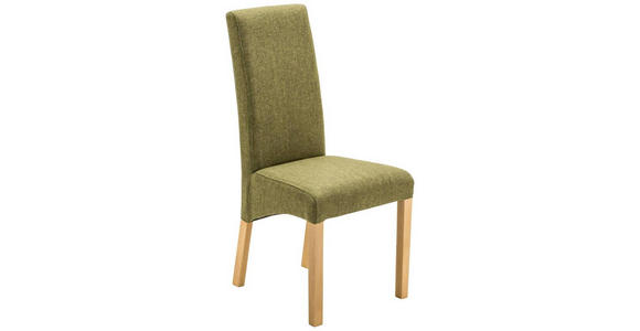 STUHL Webstoff Buchefarben, Hellgrün - Buchefarben/Hellgrün, KONVENTIONELL, Holz/Textil (47/102/57cm) - Carryhome