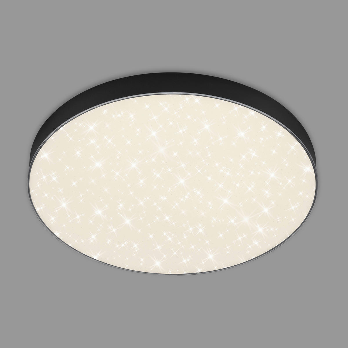 LED SVJETILJKA STROPNA  - crna, Basics, plastika (38,7/3,6cm)