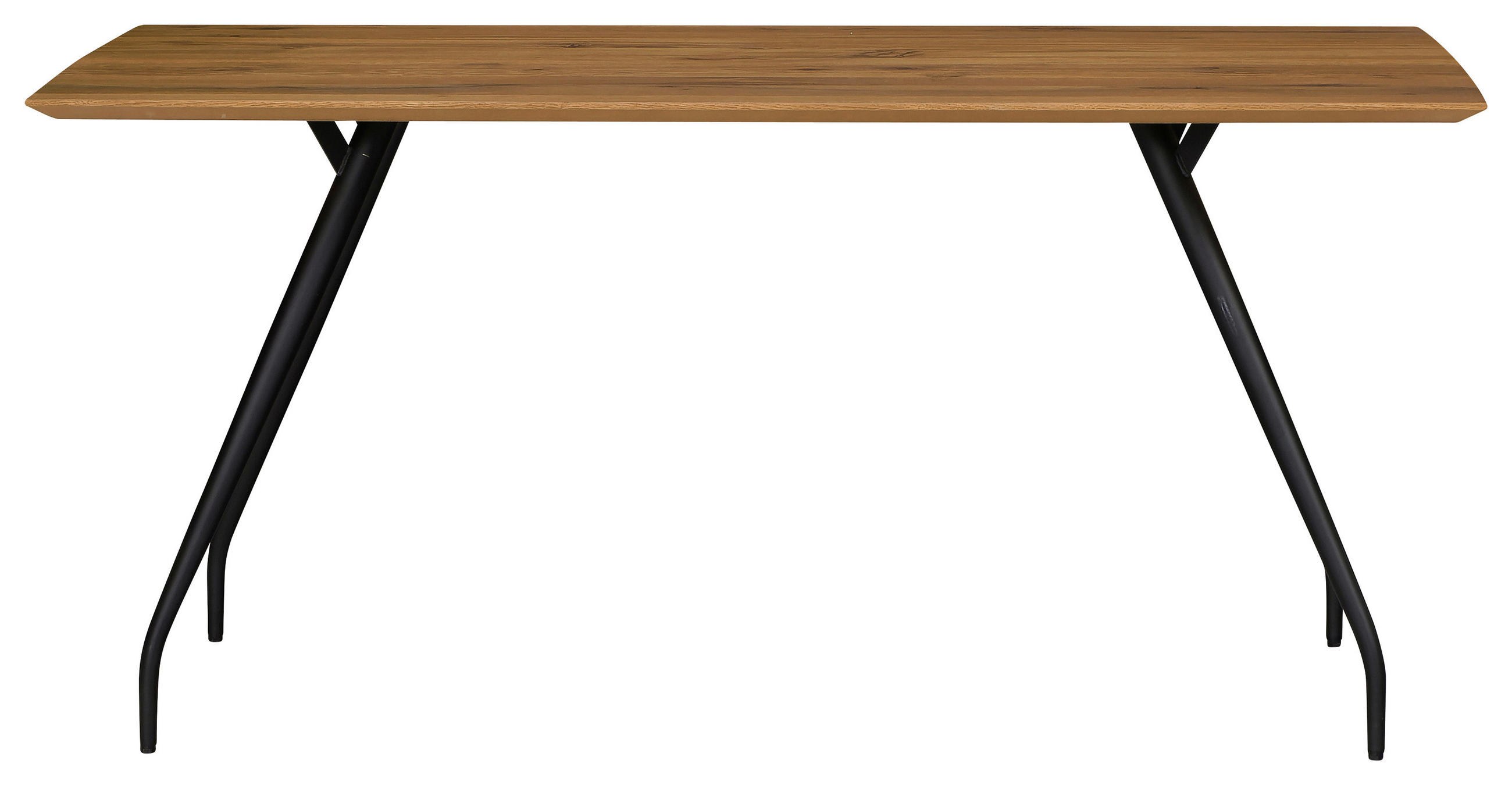ESSTISCH Eiche rechteckig Eichefarben, Bronzefarben  - Eichefarben/Schwarz, Design, Holz/Holzwerkstoff (170/90/76cm) - Moderano