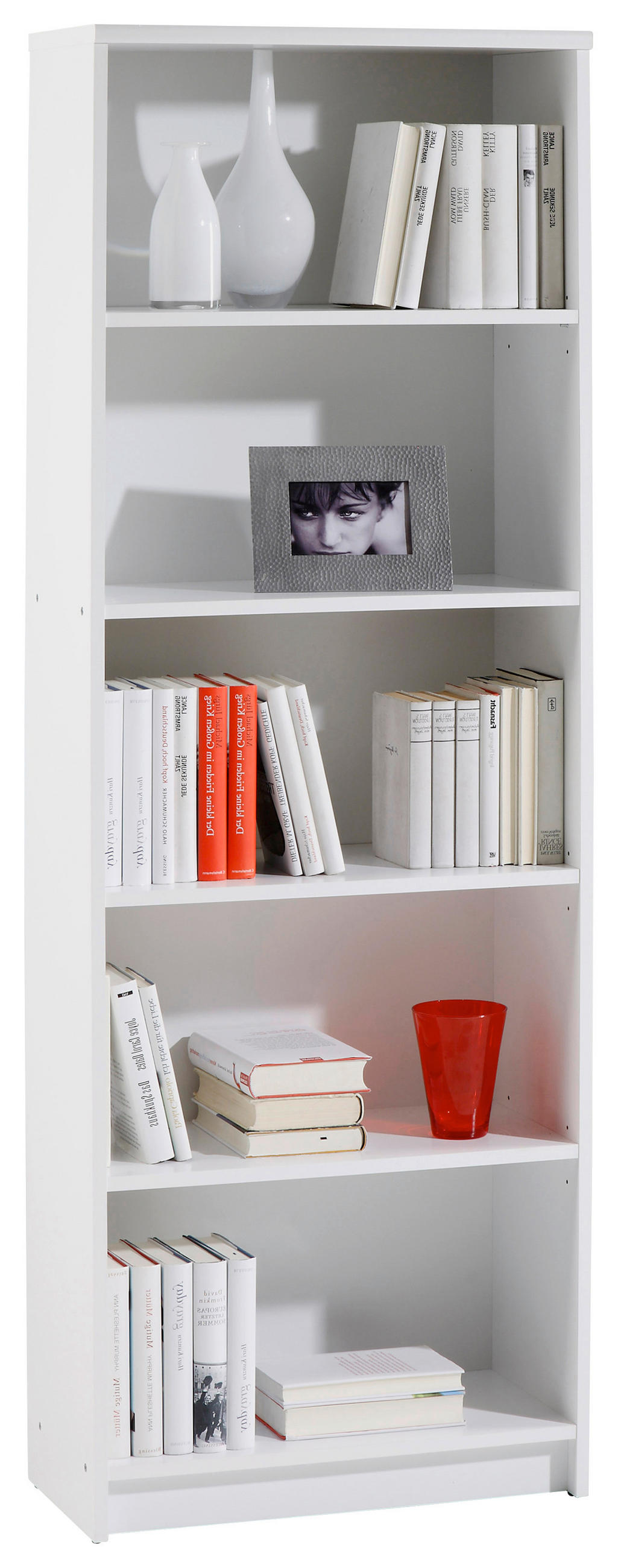 REGAL  60/172/28 cm Weiß  - Weiß, KONVENTIONELL, Holzwerkstoff (60/172/28cm) - Livetastic