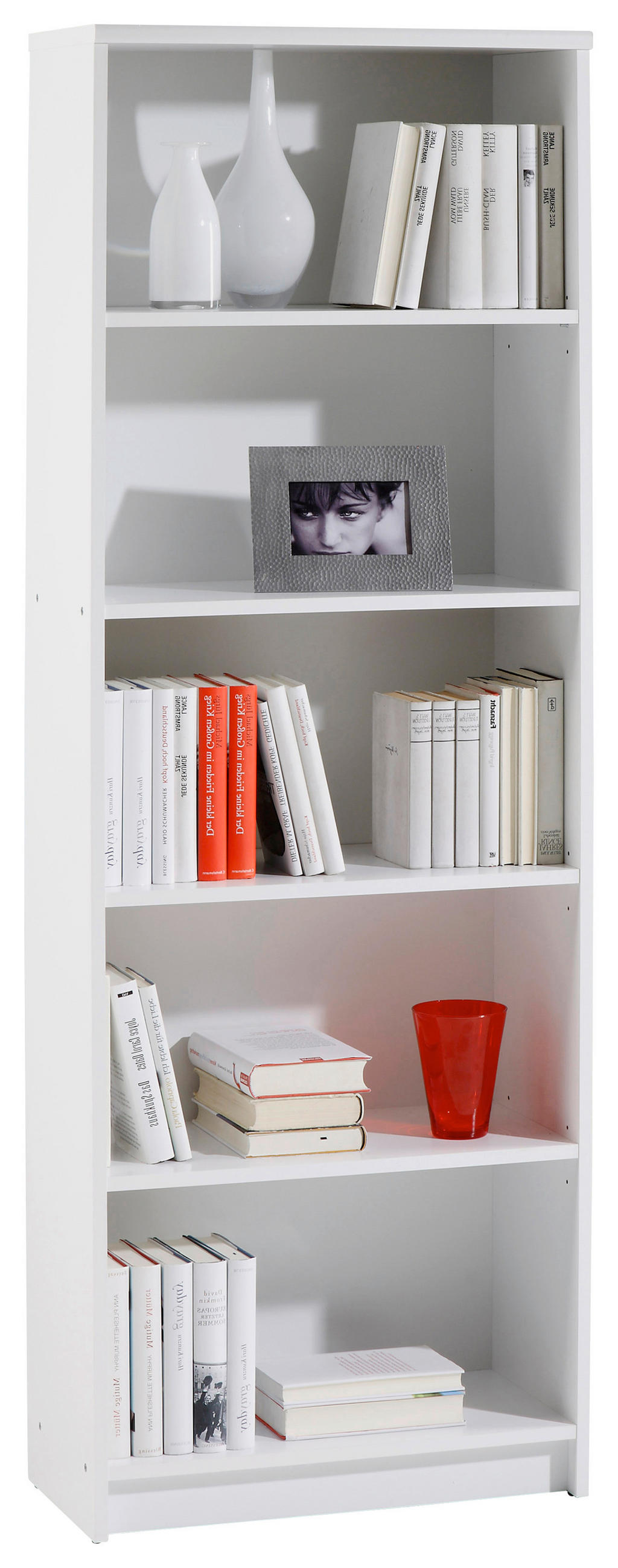 REGAL  60/172/28 cm Weiß  - Weiß, KONVENTIONELL, Holzwerkstoff (60/172/28cm) - Livetastic