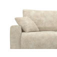 ECKSOFA in Webstoff Naturfarben  - Schwarz/Naturfarben, KONVENTIONELL, Kunststoff/Textil (270/192cm) - Carryhome