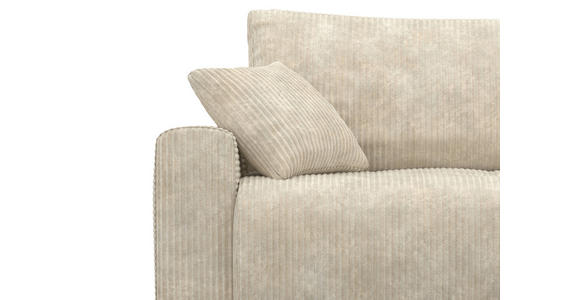 ECKSOFA in Webstoff Naturfarben  - Schwarz/Naturfarben, KONVENTIONELL, Kunststoff/Textil (270/192cm) - Carryhome