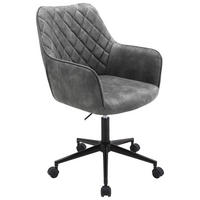 Scaun birou  gri, negru  - negru/gri, Design, plastic/metal (57/88-100/62cm) - Xora