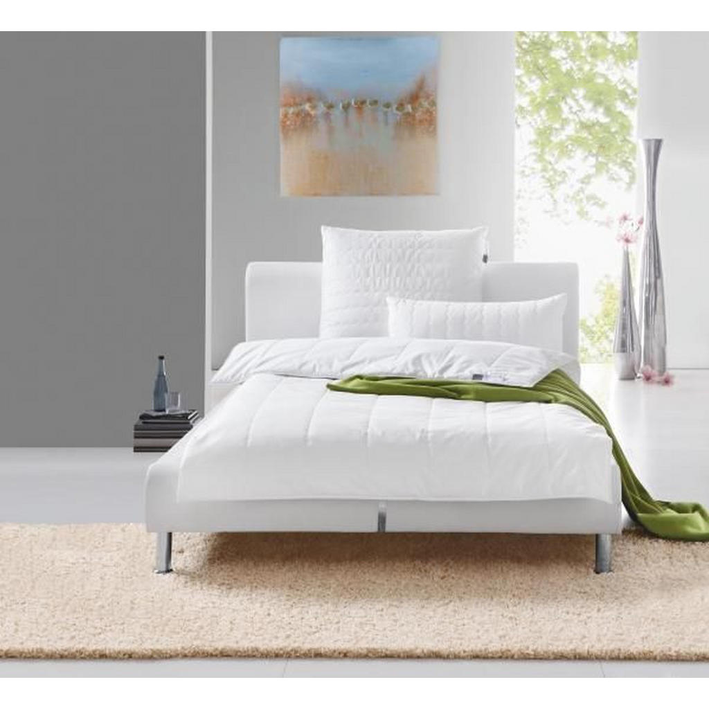 Thumbnail - Centa-Star Sommerdecke Thermo Balance, Weiß, Textil, 155x220 cm, Textiles Vertrauen - Oeko-Tex®, für Hausstauballergiker...