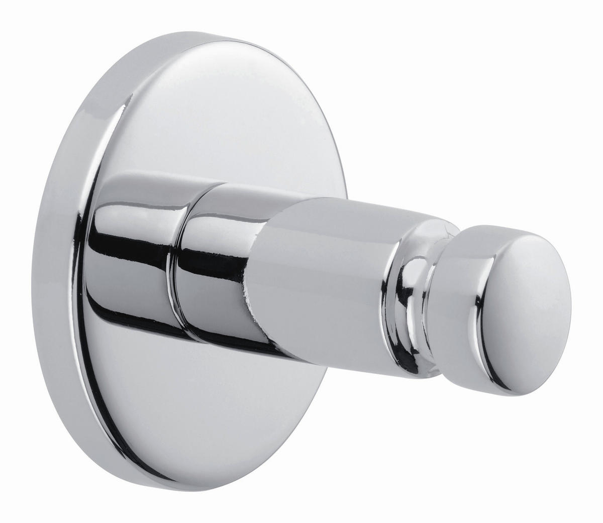 HANDTUCHHAKEN - Chromfarben, Trend, Metall (3,7/3,7/3,7cm) - Tesa