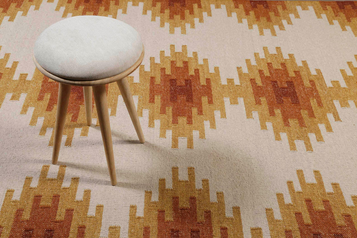 HANDWEBTEPPICH 160/230 cm Belle Braun, Creme, Beige  - Beige/Creme, KONVENTIONELL, Textil (160/230cm)