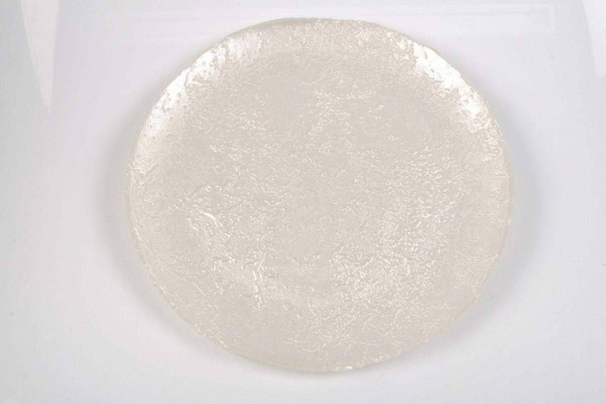 PLATZTELLER 33 cm  - Weiß, Trend, Glas (33cm) - Novel