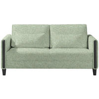 SCHLAFSOFA in Holz, Textil Schwarz, Hellgrün  - Schwarz/Hellgrün, Design, Holz/Textil (174/88/104cm) - Niels Andersson