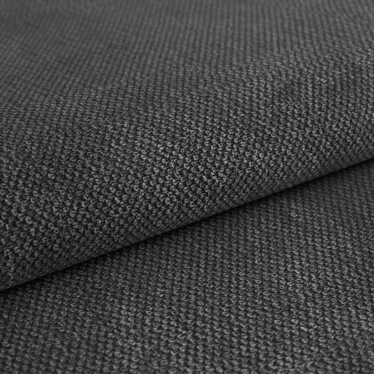 ECKSOFA in Webstoff Anthrazit  - Anthrazit/Schwarz, Design, Kunststoff/Textil (278/187cm) - Livetastic