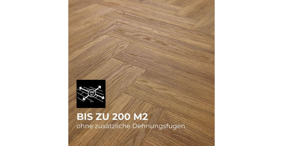VINYLBODEN Fischgrät Jersey per m² - Design, Kunststoff (59,2/14,8/0,45cm) - Venda