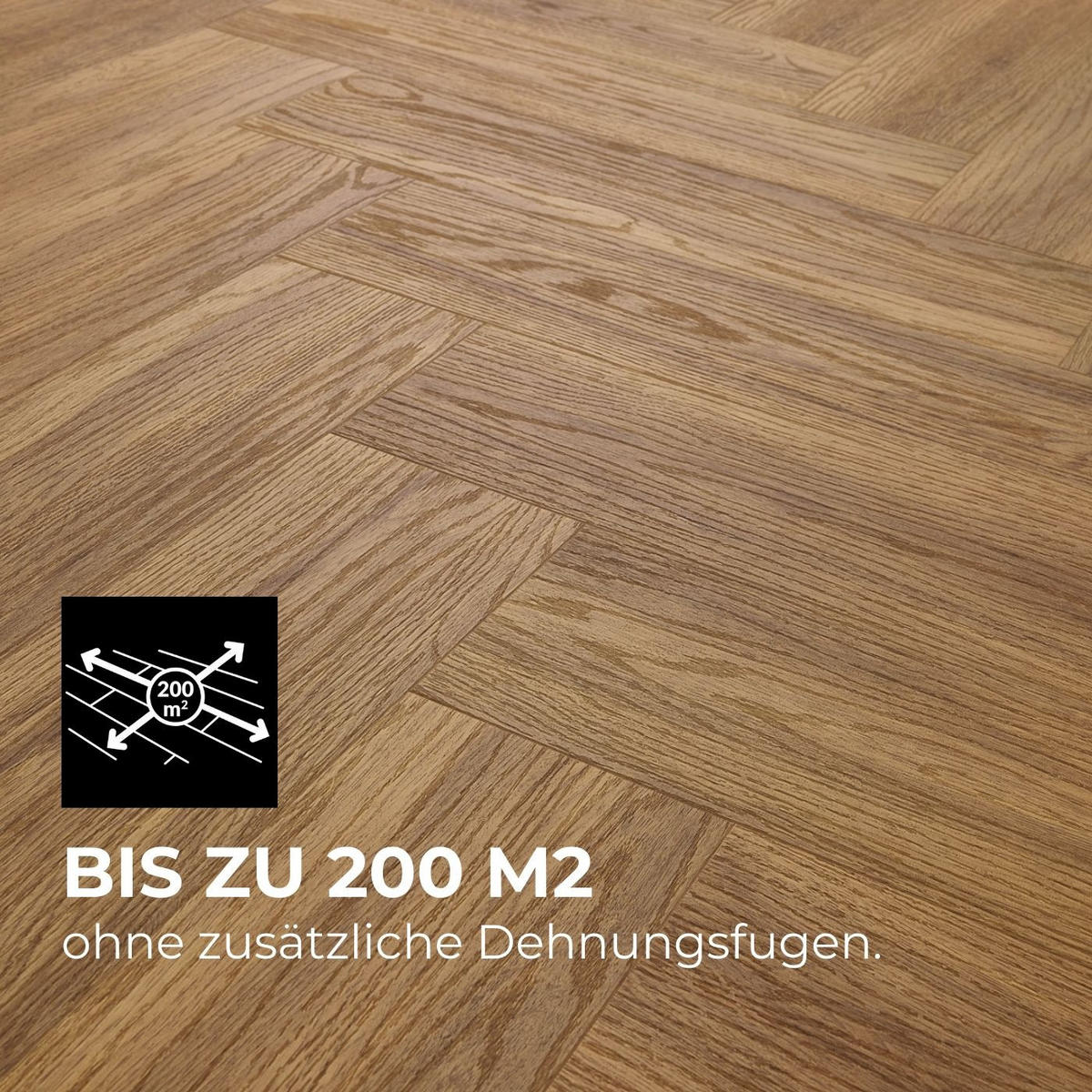 VINYLBODEN Fischgrät Jersey  per  m² - Design, Kunststoff (59,2/14,8/0,45cm) - Venda
