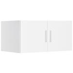 AUFSATZSCHRANK 80/40/40 cm   - Chromfarben/Weiß, Design, Holzwerkstoff/Kunststoff (80/40/40cm) - Xora