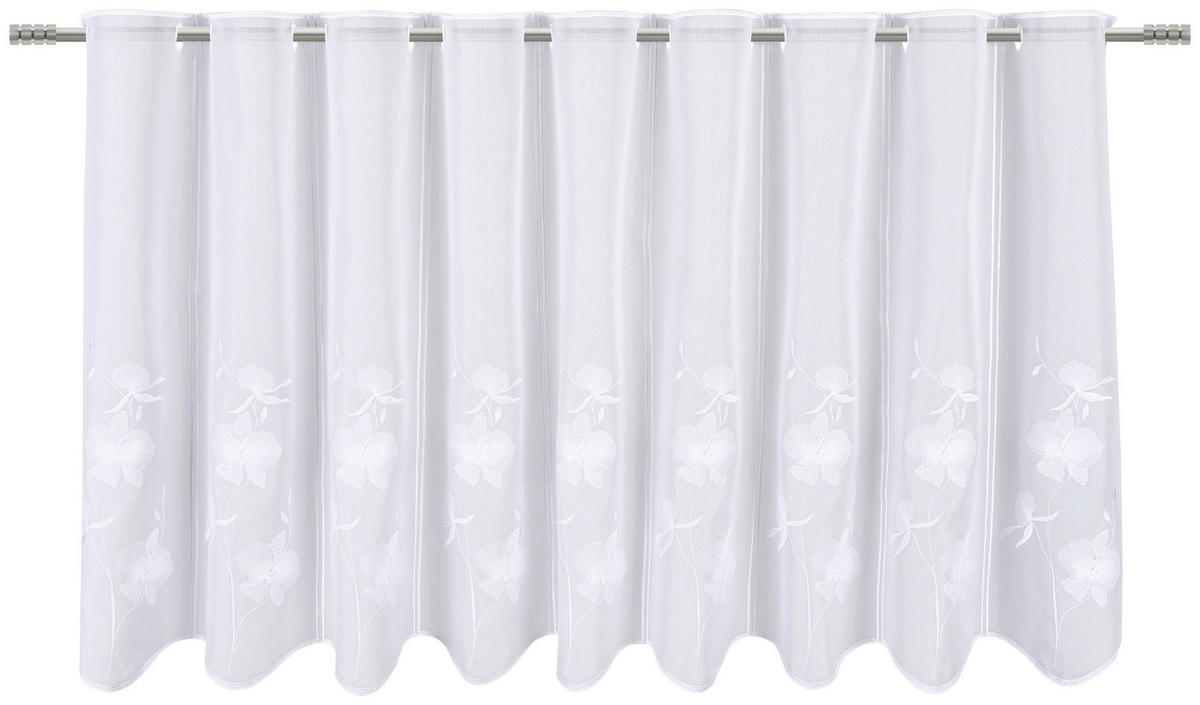 KURZGARDINE    145/60 cm  - Weiß, Natur, Textil (145/60cm) - Esposa