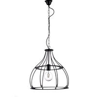 HÄNGELEUCHTE 40/90 cm   - Schwarz, KONVENTIONELL, Metall (40/90cm)