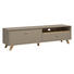 LOWBOARD melaminharzbeschichtet Grau - Eichefarben/Grau, Design, Holz (187/50/45cm) - Linea Natura LOWBOARD melaminharzbeschichtet Grau - Eichefarben/Grau, Design, Holz (187/50/45cm) - Linea Natura