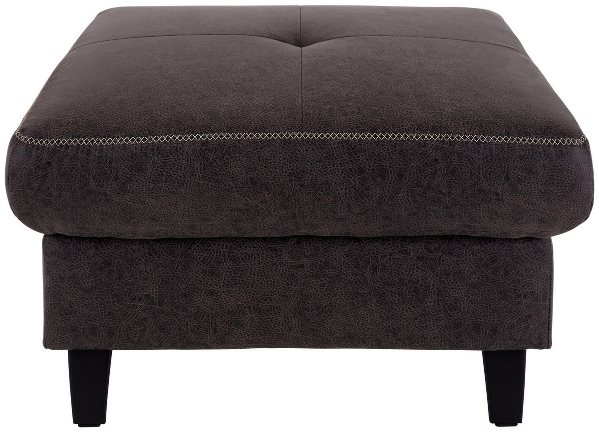 HOCKER Anthrazit  - Anthrazit/Beige, MODERN, Textil/Metall (78/49/69cm) - Sit & More