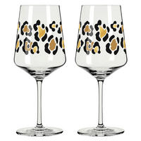 GLÄSERSET Cocktail  2-teilig  - Transparent/Goldfarben, Design, Glas - Ritzenhoff