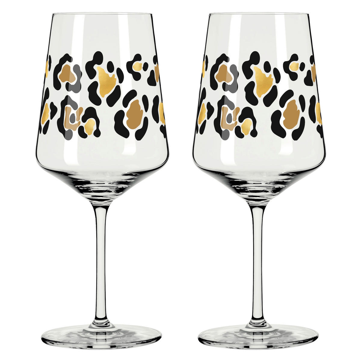 GLÄSERSET Cocktail  2-teilig  - Transparent/Goldfarben, Design, Glas - Ritzenhoff