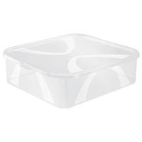 DOBOZ TETŐVEL 42/35,1/11,2 cm  - natúr színű, Konventionell, műanyag (42/35,1/11,2cm) - Rotho