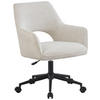 DREHSTUHL Webstoff Schwarz, Beige  - Beige/Schwarz, MODERN, Textil/Metall (59/83-90/61,5cm) - MID.YOU