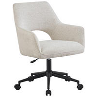 DREHSTUHL Webstoff Schwarz, Beige  - Beige/Schwarz, MODERN, Textil/Metall (59/83-90/61,5cm) - MID.YOU
