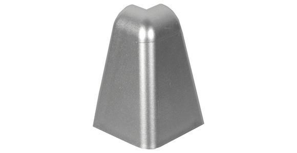 AUßENECKE Silberfarben  - Silberfarben, Basics, Kunststoff (2,01/3,96cm) - Homeware