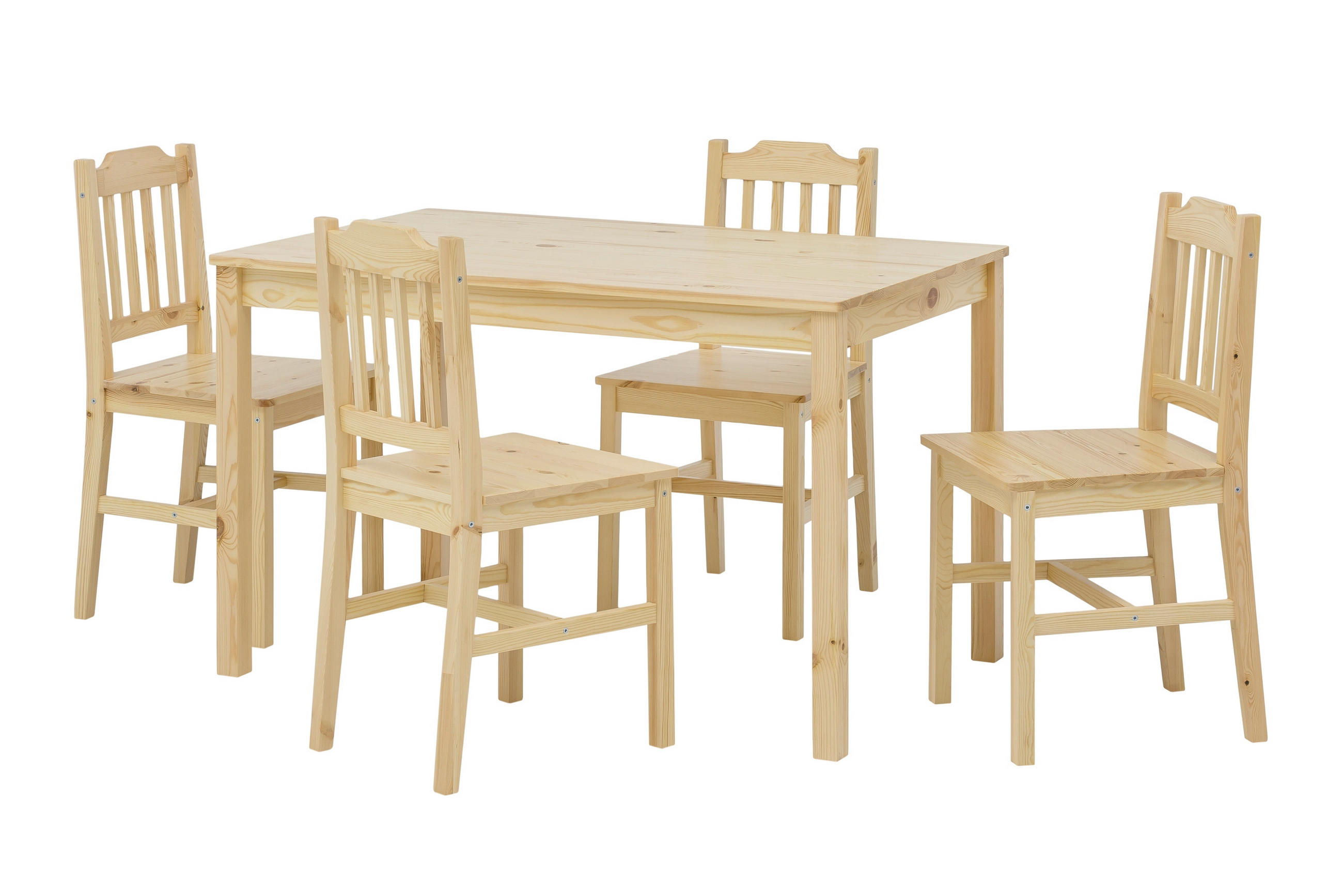 TISCHGRUPPE Naturfarben  - Naturfarben, Natur, Holz (118/75/73cm) - Livetastic