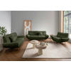 2-SITZER-SOFA in Bouclé Waldgrün  - Waldgrün/Wildeiche, Konventionell, Holz/Textil (173/81/90cm) - MID.YOU