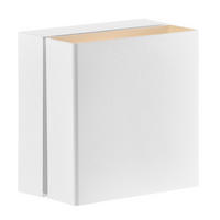 AUßENWANDLEUCHTE 15/15/8,3 cm   - Weiß, Basics, Metall (15/15/8,3cm) - Nordlux