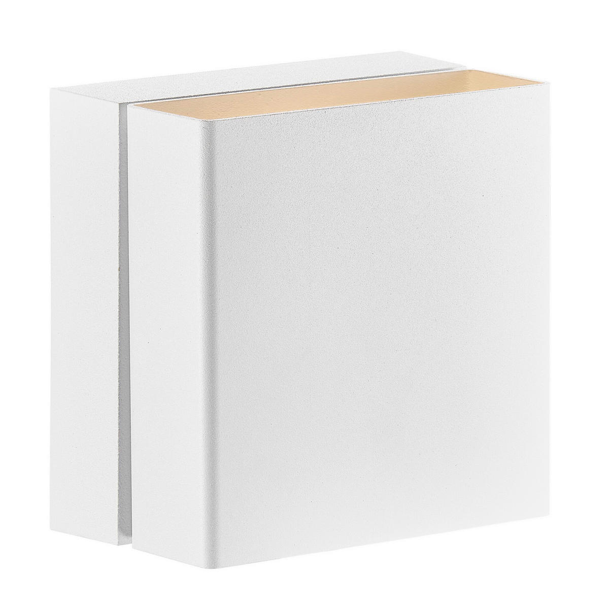 AUßENWANDLEUCHTE 15/15/8,3 cm   - Weiß, Basics, Metall (15/15/8,3cm) - Nordlux