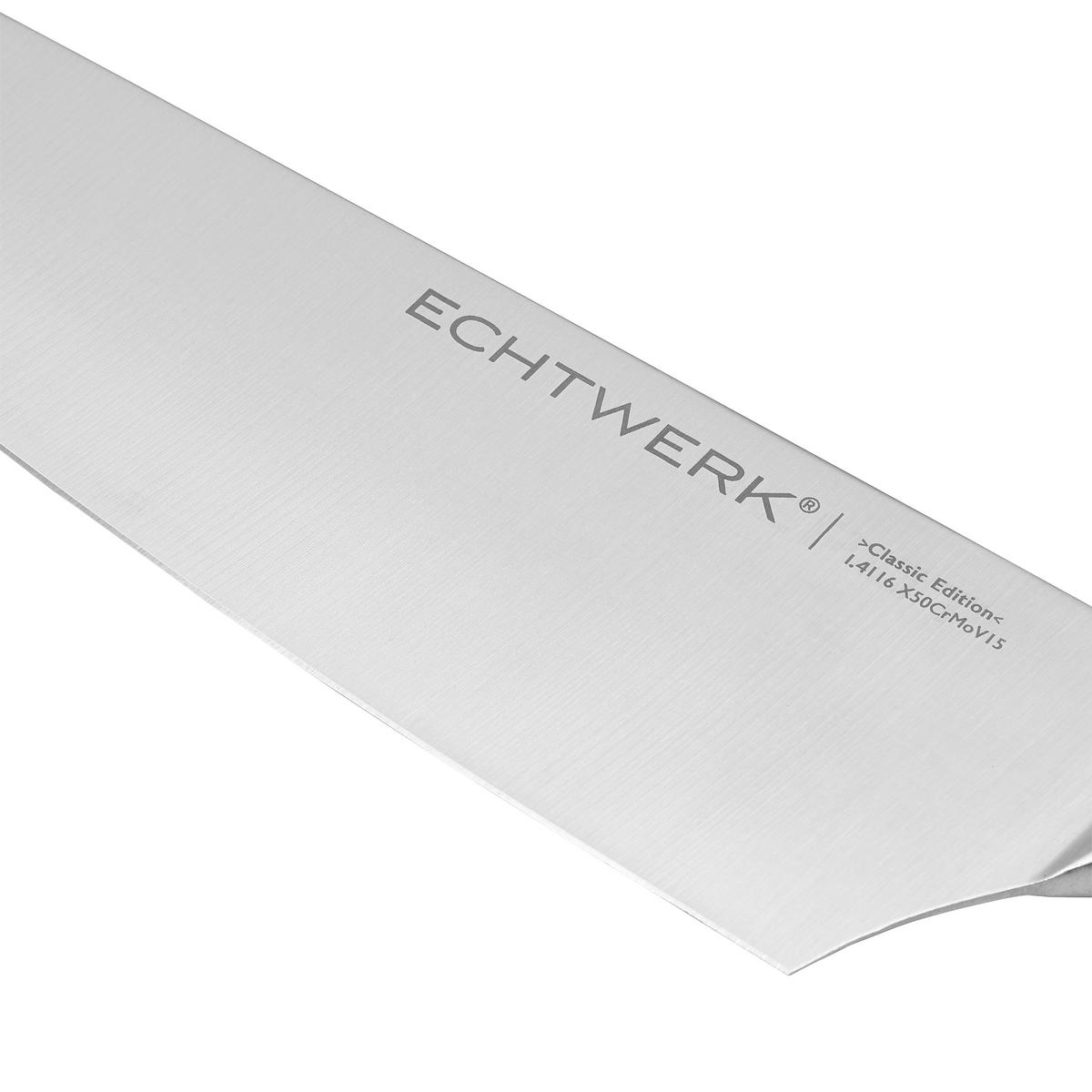 KOCKKNIV 34,2 cm  - brun, Modern, metall/trä (34,2cm) - Echtwerk