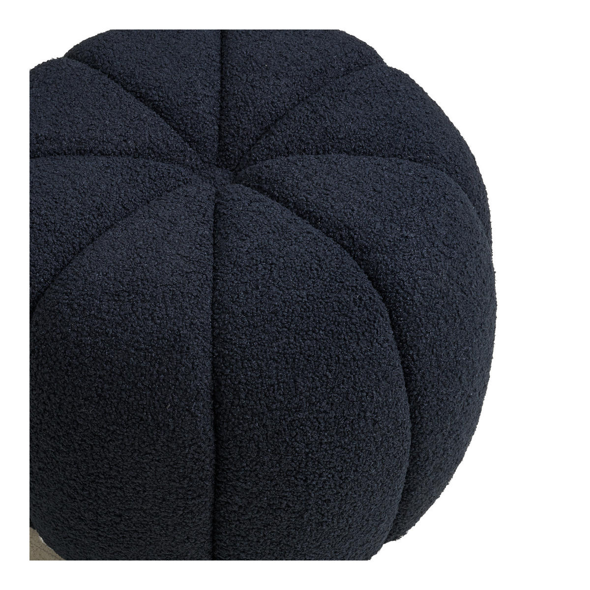 HOCKER in Textil Dunkelblau  - Dunkelblau, Basics, Textil (48/48/38cm)