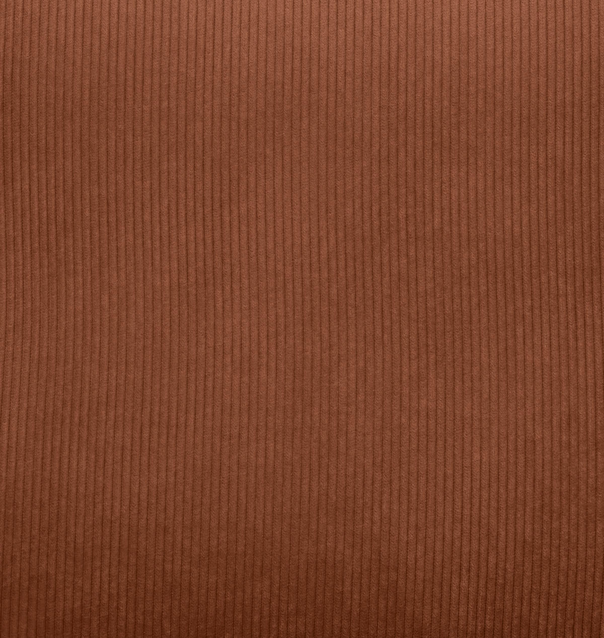 ECKSOFA inkl. Funktionen Rostfarben Cord  - Rostfarben/Schwarz, Design, Kunststoff/Textil (265/182cm) - Stylife
